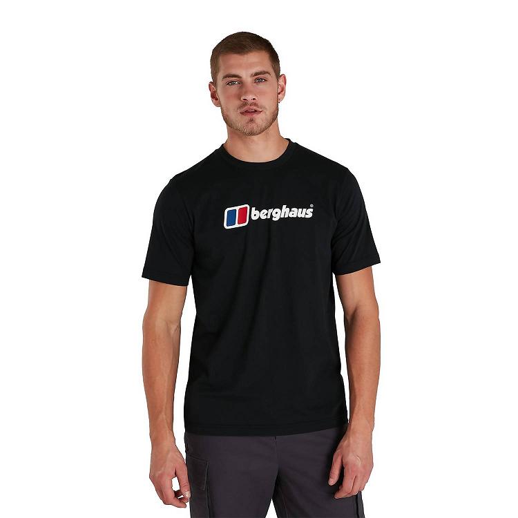 Pánska Tričko Berghaus Big Classic Logo Čierne Slovensko 8092WLHGX